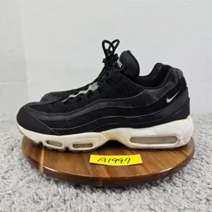 Nike Air Max 95 Black Reflect Silver Athletic Daily Sneakers Mens 13 749766-040