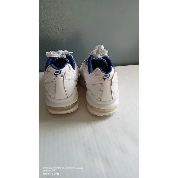Nike Air Max 95 Sneakers Blue White Gingham Casual Shoes