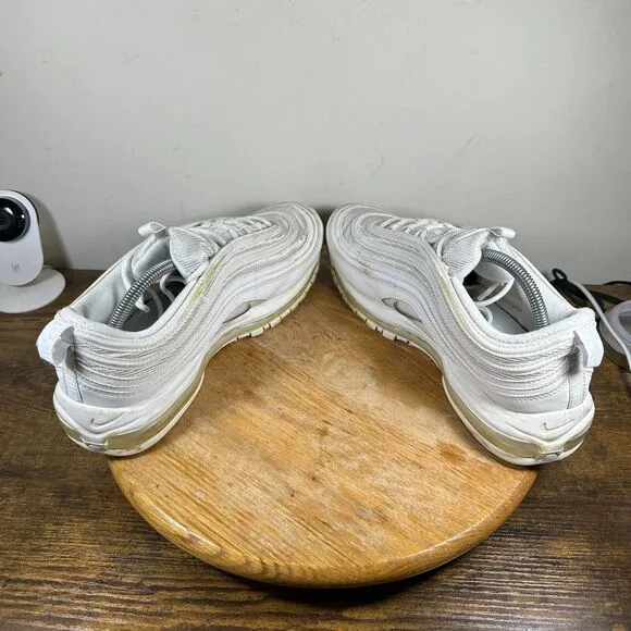 Nike Air Max 97 Triple White‎ Wolf Gray Mens Size 12 Shoes Sneakers 921826-101