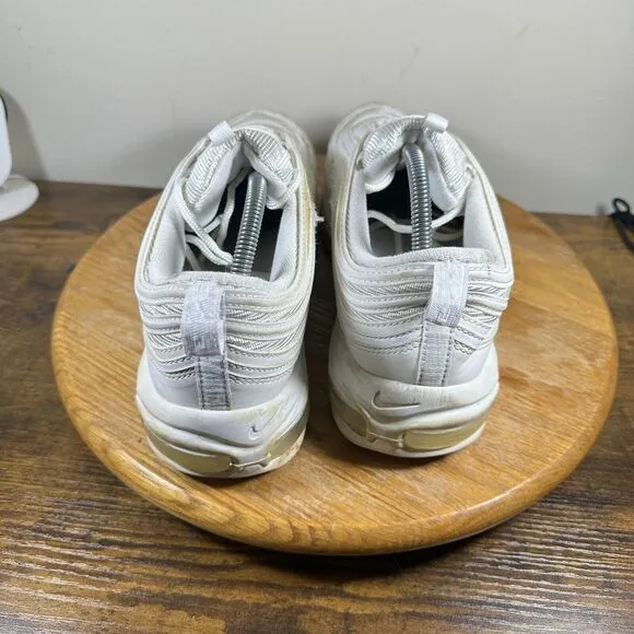 Nike Air Max 97 Triple White‎ Wolf Gray Mens Size 12 Shoes Sneakers 921826-101