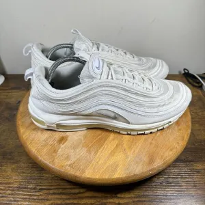 Nike Air Max 97 Triple White‎ Wolf Gray Mens Size 12 Shoes Sneakers 921826-101
