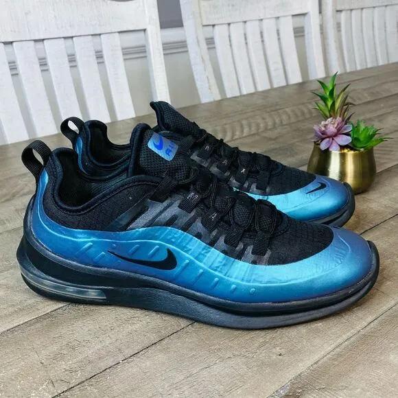 Nike Air Max Axis Black &amp; Blue Running Shoes Sneakers Men's Size 10
