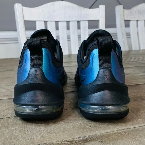 Nike Air Max Axis Black &amp; Blue Running Shoes Sneakers Men's Size 10