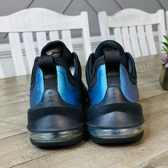 Nike Air Max Axis Black &amp; Blue Running Shoes Sneakers Men's Size 10
