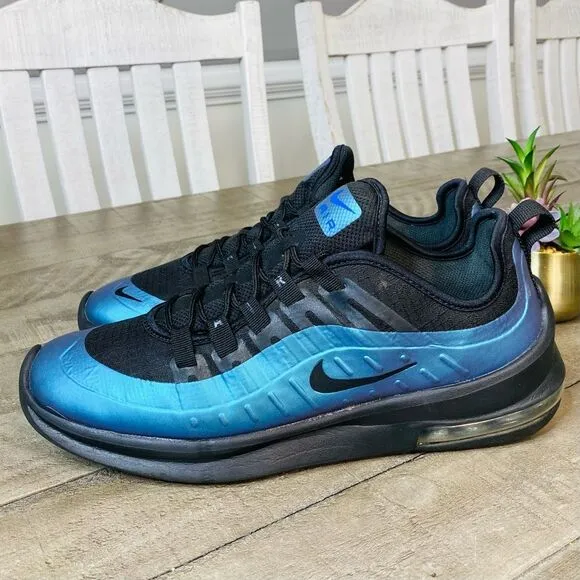 Nike Air Max Axis Black &amp; Blue Running Shoes Sneakers Men's Size 10