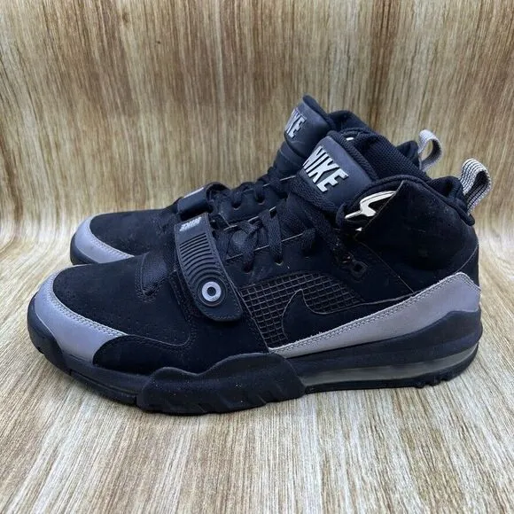 Nike Air Max Bo Jax Men's Size 11.5 Black‎ Raiders Sneakers Shoes 654478-001