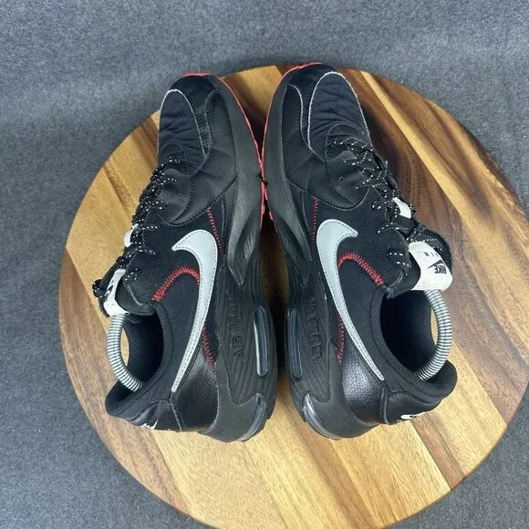 Nike Air Max Excee Black Sport Red Silver White Sneakers DM0832-001 Men's 10