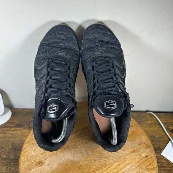 Nike Air Max‎ Plus TN Triple Black Shoes Sneakers Mens Size 13 604133-050