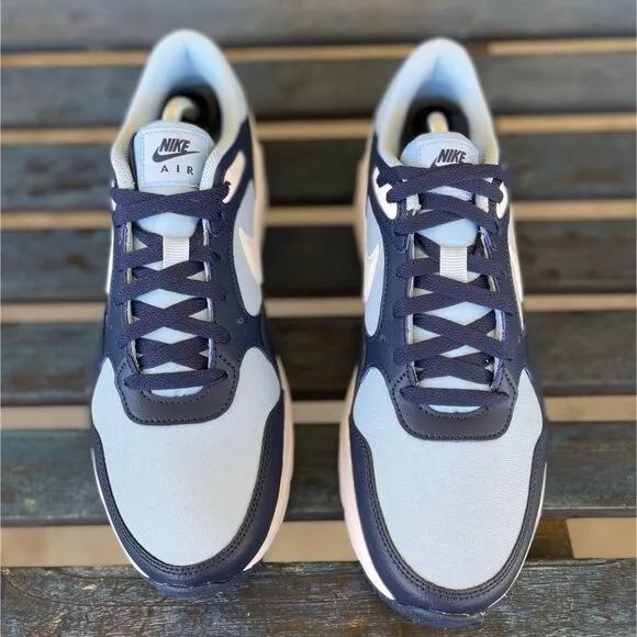 Nike Air Max SC Mens Sneakers Blue/White/Navy Size 11 Lace-Up Low Top CW4555-401