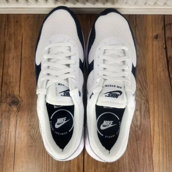 Nike Air Max SYSTM Mens 10.5 White Wolf Grey Obsidian Sneakers Shoes DM9537-102