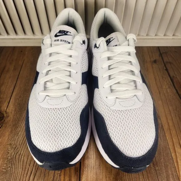 Nike Air Max SYSTM Mens 10.5 White Wolf Grey Obsidian Sneakers Shoes DM9537-102