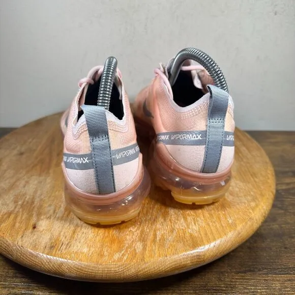 Nike Air Vapormax 2019‎ Pink Silver Women's Size 8.5 Sneakers Shoes CQ9703-600