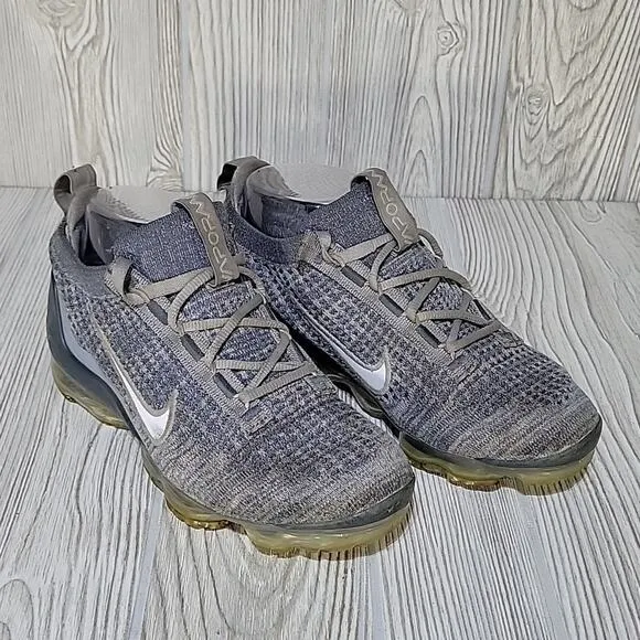 Nike Air VaporMax GS Grey Sneakers, Kids Size 4 Youth, Womens 5.5