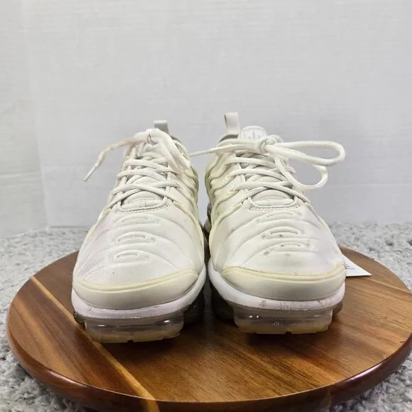 Nike Air Vapormax Plus White Casual Athletic Daily Sneakers Mens 9 924453-100