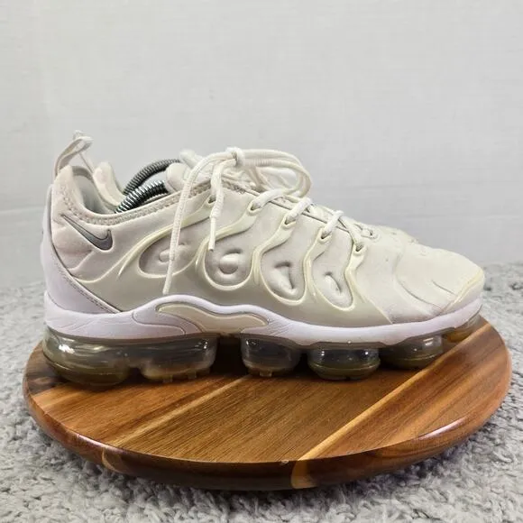 Nike Air Vapormax Plus White Casual Athletic Daily Sneakers Mens 9 924453-100