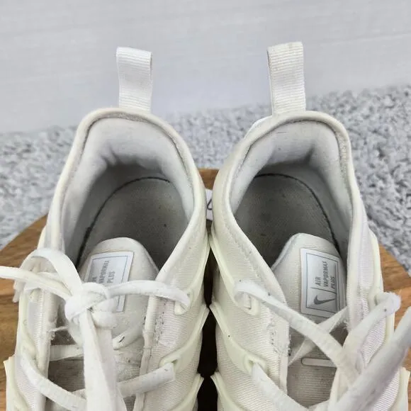 Nike Air Vapormax Plus White Casual Athletic Daily Sneakers Mens 9 924453-100