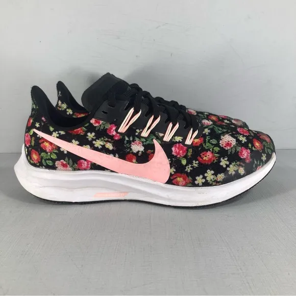 Nike Air Zoom Pegasus 36 Running Shoes AT4096-001 Sneakers Floral Youth 5