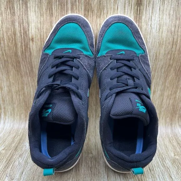 Nike‎ Alleyoop SB Men's Size 11 Black Green Sneakers Shoes Low Top CJ0882-007