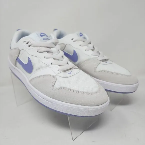 Nike Alleyoop Skateboarding Womens 9 Summit White Lavender Gym Running Sneakers