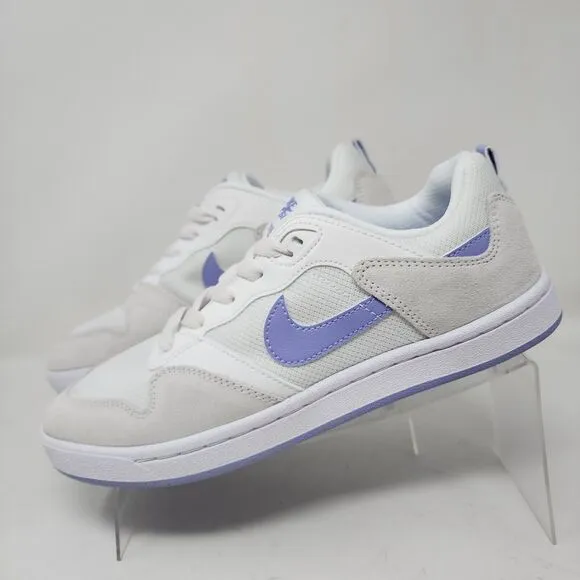 Nike Alleyoop Skateboarding Womens 9 Summit White Lavender Gym Running Sneakers