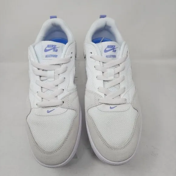 Nike Alleyoop Skateboarding Womens 9 Summit White Lavender Gym Running Sneakers
