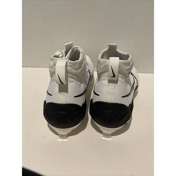 Nike Alpha Huarache NXT Metal Baseball Cleats White Mens Size 8 DJ6517-101