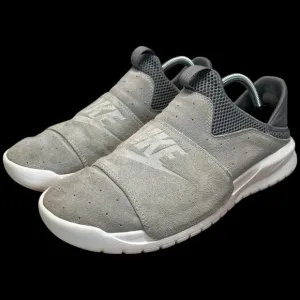 NIKE Benassi Men's Size 10 Wolfe GrayTraining Sneakers Slip On Suede Shoe