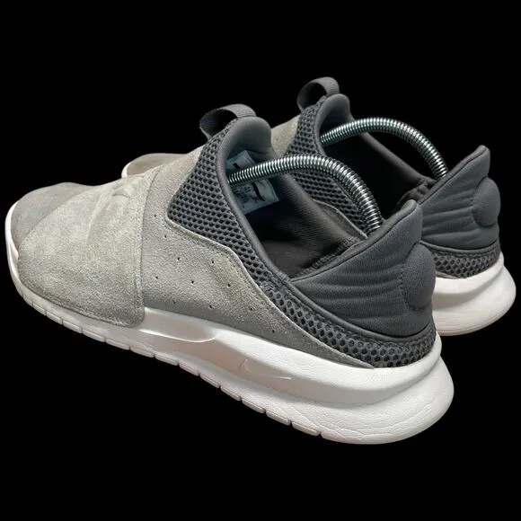 NIKE Benassi Men's Size 10 Wolfe GrayTraining Sneakers Slip On Suede Shoe