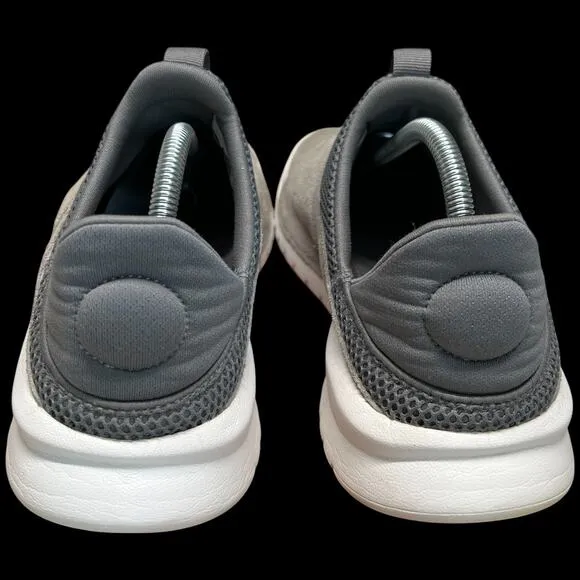NIKE Benassi Men's Size 10 Wolfe GrayTraining Sneakers Slip On Suede Shoe