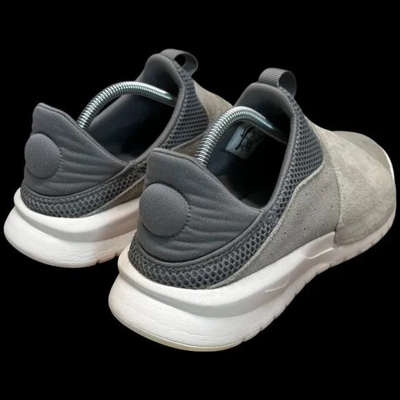 NIKE Benassi Men's Size 10 Wolfe GrayTraining Sneakers Slip On Suede Shoe