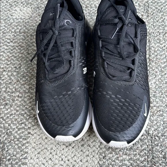 Nike Black Sneakers with Textured Design