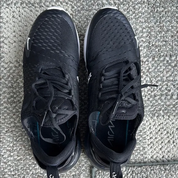 Nike Black Sneakers with Textured Design
