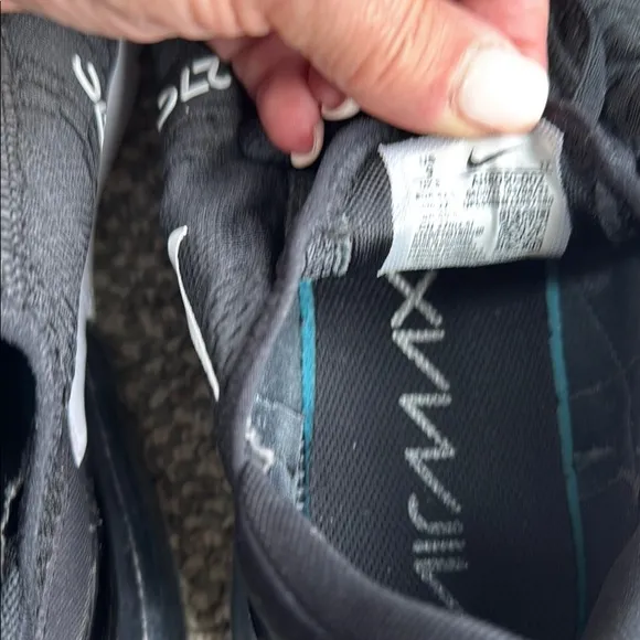 Nike Black Sneakers with Textured Design