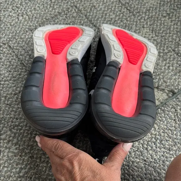 Nike Black Sneakers with Textured Design