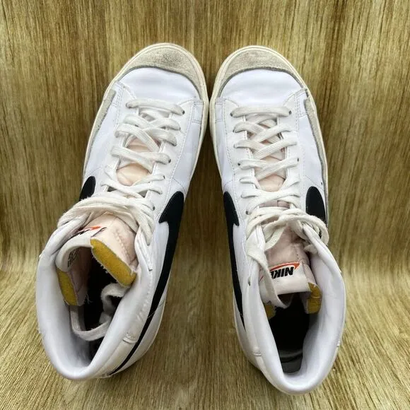 Nike Blazer Mid '77 Men's Size 11‎ White Black Sail Sneakers Shoes BQ6806-100