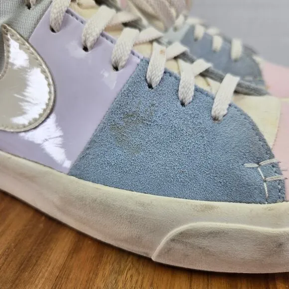 Nike Blazer Royal Easter QS 2018 Spring Patchwork Sneakers Mens 11 AO2368-600