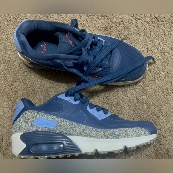 Nike Blue Sneakers Classic Athletic category boys Y