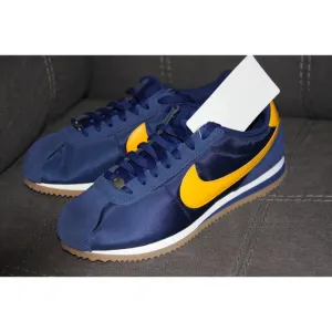 Nike Cortez Midnight Navy Gold Sneakers size US 10 DM0950-401