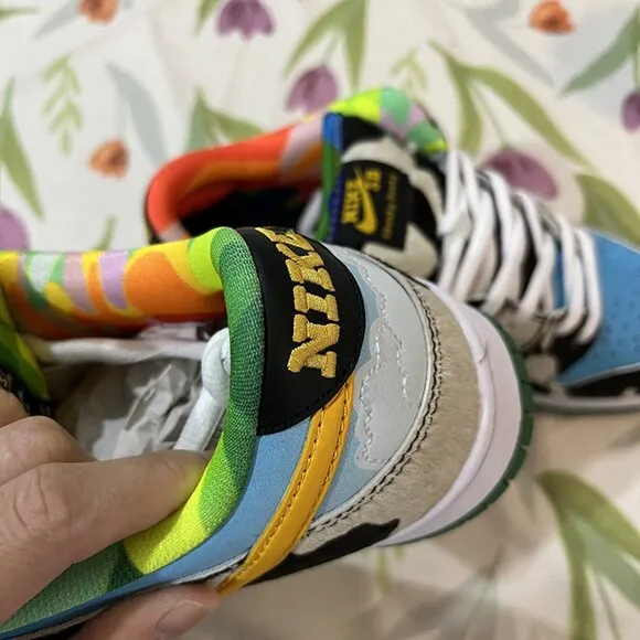 Nike Dunk Low Cow Print Sneakers