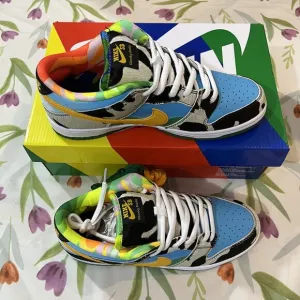 Nike Dunk Low Cow Print Sneakers