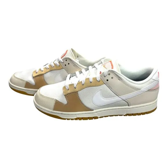 Nike Dunk Low SE White Sail Sanddrift FJ5475-100 Size 11 Sneakers Shoes New Box
