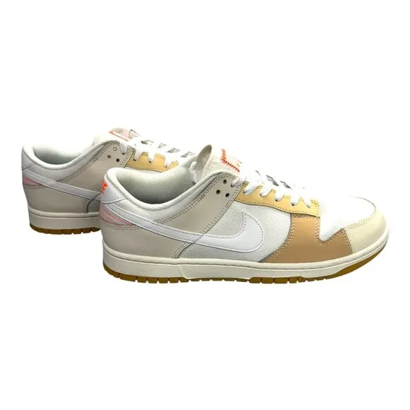 Nike Dunk Low SE White Sail Sanddrift FJ5475-100 Size 11 Sneakers Shoes New Box