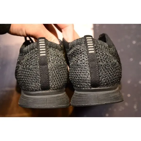 Nike Flyknit Racer Triple Black Running Sneakers‎ Men's 7.5 Shoes 526628-009