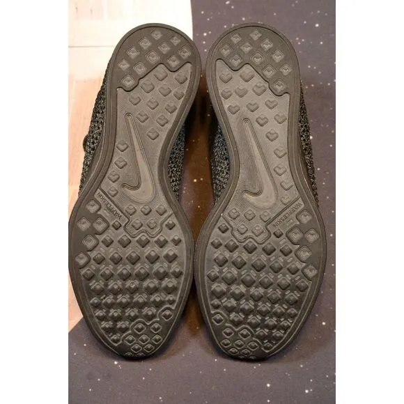 Nike Flyknit Racer Triple Black Running Sneakers‎ Men's 7.5 Shoes 526628-009