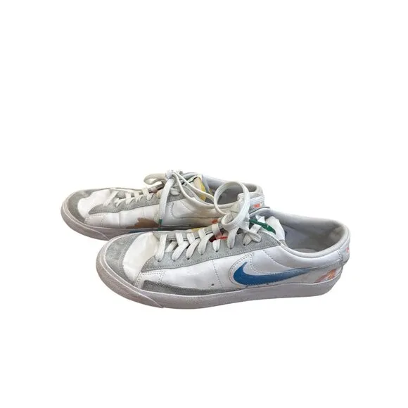 Nike Flyleather Blazer Low Mayumi Yamase Mens Sneakers White Size 9.5 SKU8188