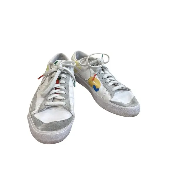 Nike Flyleather Blazer Low Mayumi Yamase Mens Sneakers White Size 9.5 SKU8188