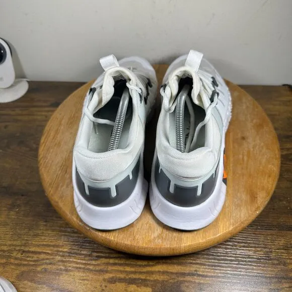 Nike Free Metcon 5 White Bright Mandarin Shoes Sneakers Men's Size 11 DV3949-101