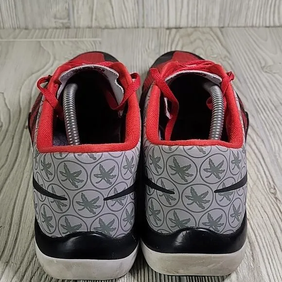 Nike Free Trainer Flywire 5.0 OSU Ohio State Buckeyes Athletic Sneakers Men 11.5