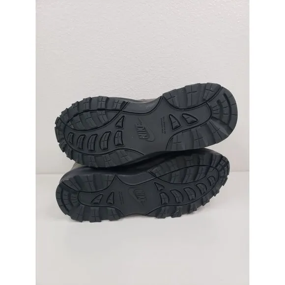 Nike Girls' Big Kids' Manoa Leather Boots in Violet Ore/Dark Smoke Grey- Size 5Y