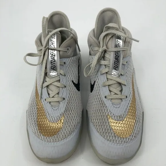 Nike Gray &amp; Gold Athletic Sneakers | Perfect for Any Season